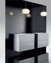 wall-mounted double washbasin cabinet 713  88  88  91 COSMIC