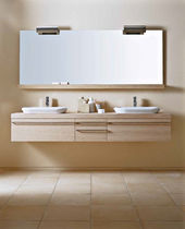wall-mounted double washbasin cabinet LIGNUM karol