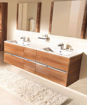 wall-mounted double washbasin cabinet DOLCE  AMBIANCE BAIN