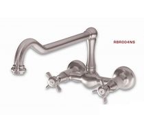 wall-mounted kitchen double handle mixer tap RBR004 RESTART
