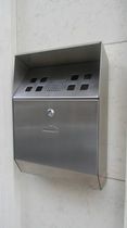 wall-mounted outdoor ashtray for public spaces ART. 3203-S EKOSMOKE