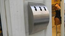 wall-mounted outdoor ashtray for public spaces EKOSMOKE 3211 EKOSMOKE