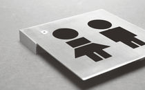 wall-mounted signage plate IN.26.6 JNF