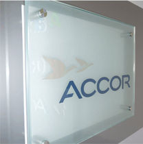wall mounted standing display  DT SIGNS
