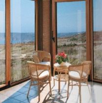 wood-aluminium casement patio door 50IWOOD ALUK GROUP