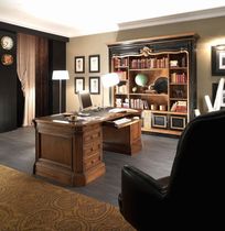 wood and leather classic style writing desk ART. NA.44 STELLA DEL MOBILE