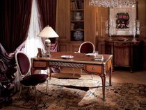 wood and leather classic style writing desk 0415 PROVASI