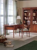 wood and leather classic style writing desk ART.653 VACCARI CAV. GIOVANNI