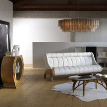 wood and leather traditional sofa CONTEMPORARY CARPANELLI CONTEMPORARY