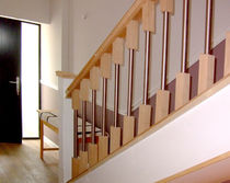 wood and metal balustrade CONVENT CLOSE Pear Stairs