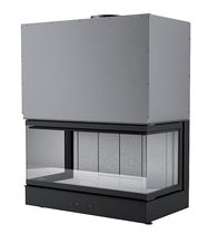 wood-burning closed hearth for 3 sided fireplace (with heat distribution unit) FORMA T95 MCZ