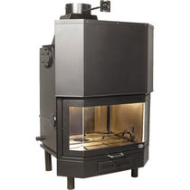 wood-burning closed hearth for boiler fireplaces PANORAMICO C.T.P. srl - CT Pasqualicchio