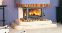 wood-burning closed hearth for fireplaces H-03 VISION LATERAL HERGOM