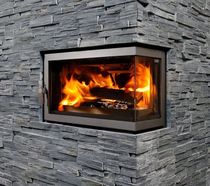 wood-burning corner fireplace insert ECCO 68  Flam