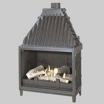 wood-burning double hearth for fireplaces (open / closed) SUPERCHAUFF 695 / 696  GODIN