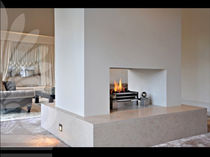 wood-burning open hearth for fireplaces SCALA BEIGE LimeStone Gallery