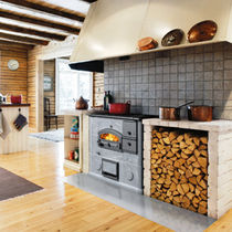wood burning traditional range cooker LLU1250 TULIKIVI
