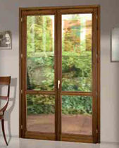 wood casement french window FIRENZE COMECA GROUP