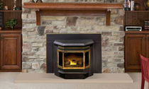 wood pellet fireplace insert CLASSIC BAY 1200 QUADRA-FIRE