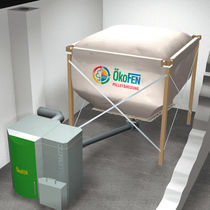 wood pellet storage silo (auger delivery)  AUGER  &Ouml;koFEN