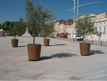 wood planter for public spaces ORLAM 900 AUBRILAM