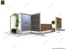 wood screening panel AU CALME Polymobyl  pour la marque 25&deg;