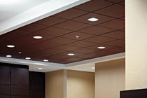 wooden acoustic ceiling tile PLANOSTILE&trade;  CHICAGO METALLIC CORPORATION