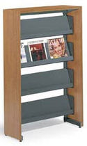 wooden brochure display rack  smith system