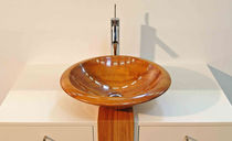 wooden counter top washbasin BATH'O IMAGE