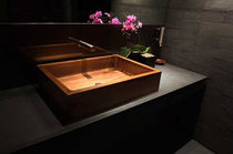 wooden counter top washbasin  WILLIAM GARVEY