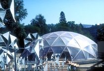 wooden dome tensile structure PHNOMENA Haring Engineering Ltd 