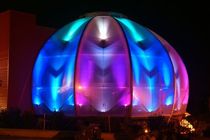 wooden dome tensile structure OASIS 1 Haring Engineering Ltd 