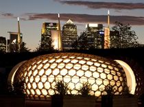 wooden dome tensile structure REF: 1845 Tensilefabric