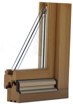 wooden double glazed casement window REFLEX Menuiserie David