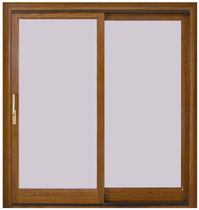 wooden double glazed sliding window VETRATA Giannattasio porte e finestre