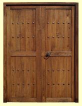 wooden double swing interior door GUADAMUR DOBLE Port&oacute;n Cl&aacute;sico