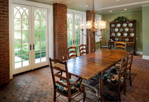wooden double swing interior door  Loewen