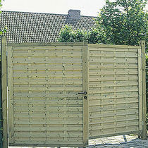 wooden entrance gate ELEGANT Collstrop