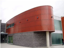 wooden facade cladding WOODBARDAGE OKOUME ALLIN