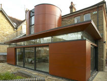 wooden facade cladding WOODBARDAGE SAPELLI ALLIN