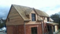 wooden facade cladding  IB SAS LA TUILE DE BOIS "SOVECO"