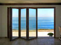 wooden fold-and-slide patio door S 62 Panda Windows & Doors 
