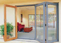 wooden folding patio door  Western Red Cedar Export Association