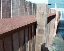 wooden garden fence  Hoppings Softwood Products Plc 