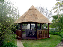 wooden gazebo (thatch roof) 4.2M PREMIUM The Lapa Company   The Lapa Company