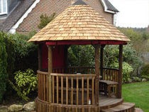 wooden gazebo (thatch roof) 3.2M PREMIUM The Lapa Company   The Lapa Company