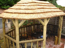 wooden gazebo (thatch roof) 2.8M X 4.5M The Lapa Company   The Lapa Company