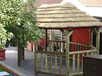 wooden gazebo (thatch roof) 3.2M X 5.0M The Lapa Company   The Lapa Company