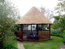 wooden gazebo (tiled covering) 3.8M PREMIUM The Lapa Company   The Lapa Company