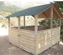wooden gazebo  Parques Infantiles Isaba
